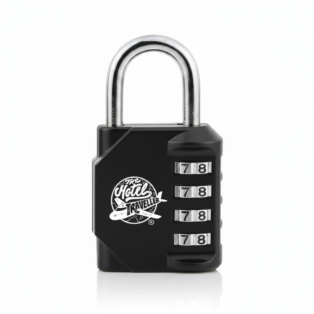 The Hotel Traveller 4 Digit Combination Padlock (Pack of 2)