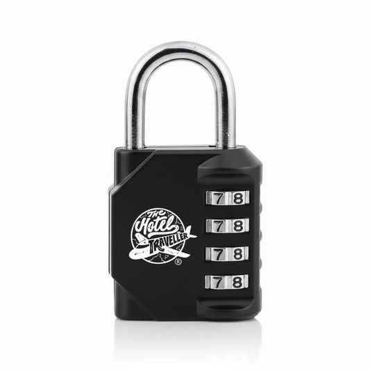 The Hotel Traveller 4 Digit Combination Padlock (Pack of 2)
